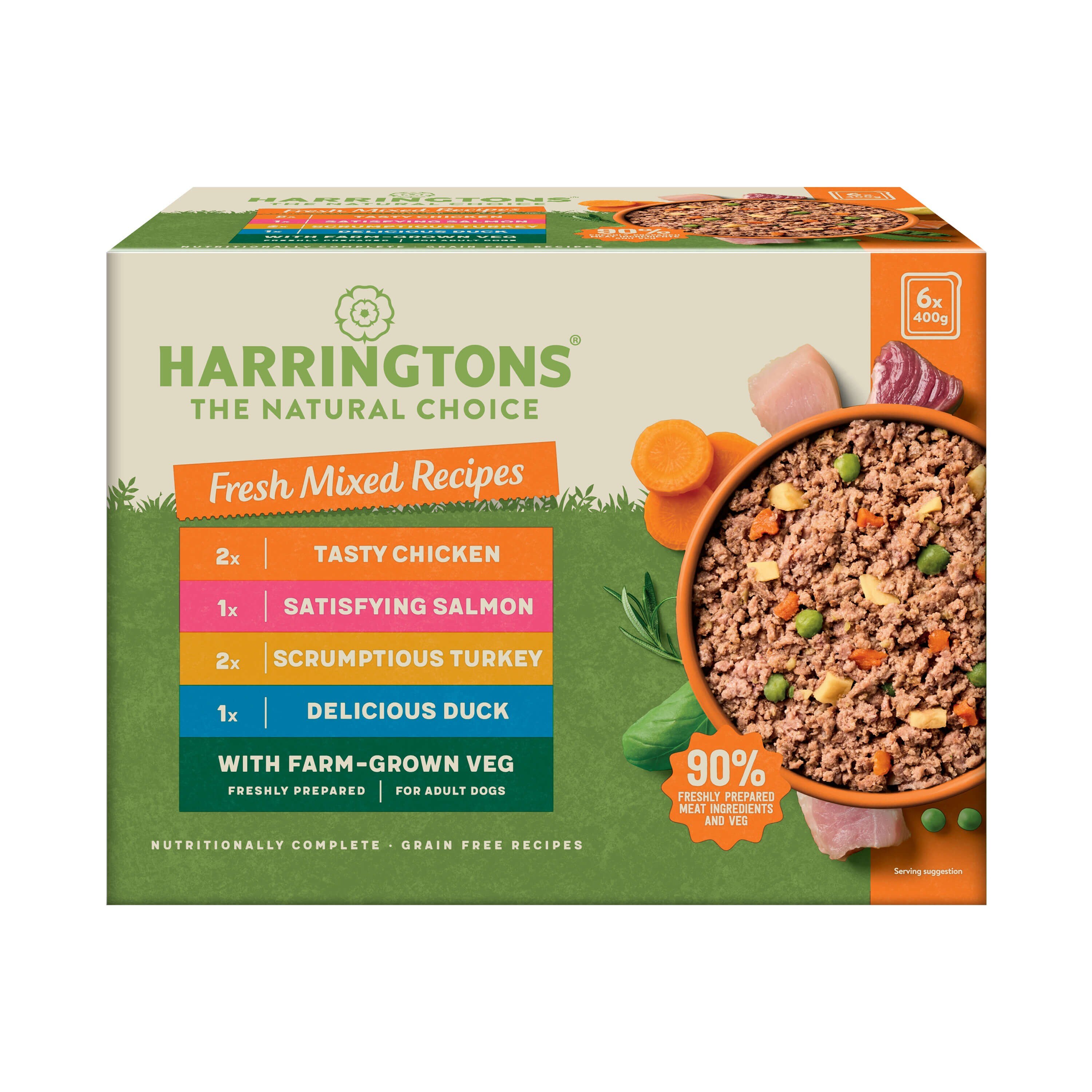 Harringtons Harringtons Mixed Chicken Adult Wet Dog Food pet food packaging